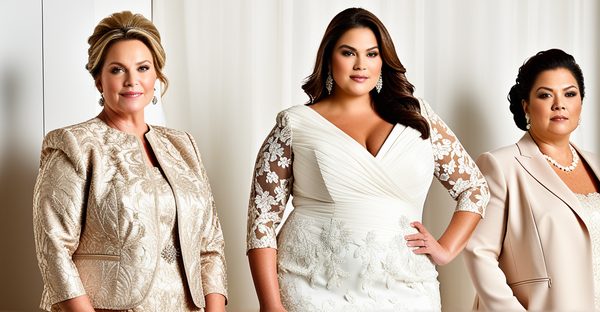 Elegant plus size mother of the bride outfits for every style