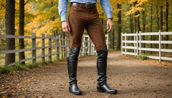 Discover comfort and style with suede full seat breeches